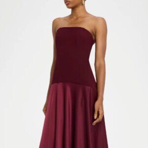 One33 Social The Vivienne Strapless Drop-Waist Gown
